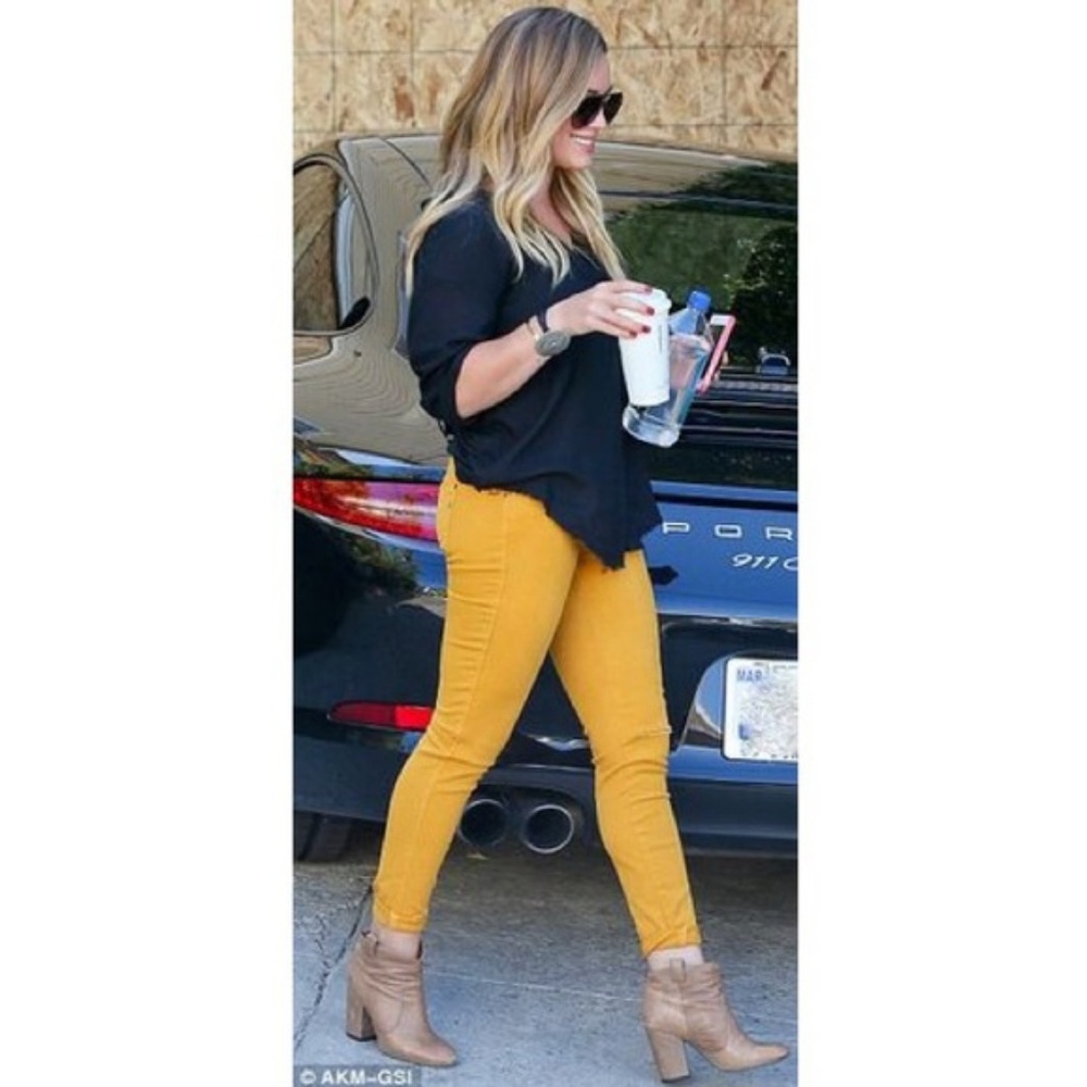 Tinseltown Denim Couture Orange Denim Jeans